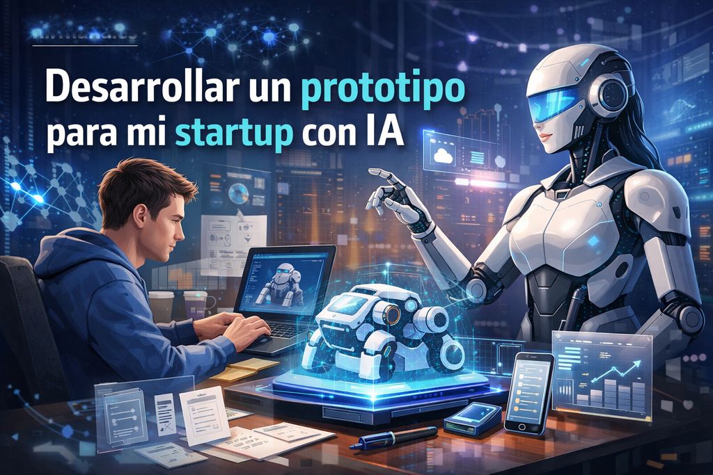 Desarrollar un prototipo para tu startup con IA - Ventajas, inconvenientes y criterio técnico para validar y escalar